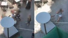 Brutal pelea en plena calle en Palma: bofetadas y forcejeos ante la atenta mirada de los vecinos