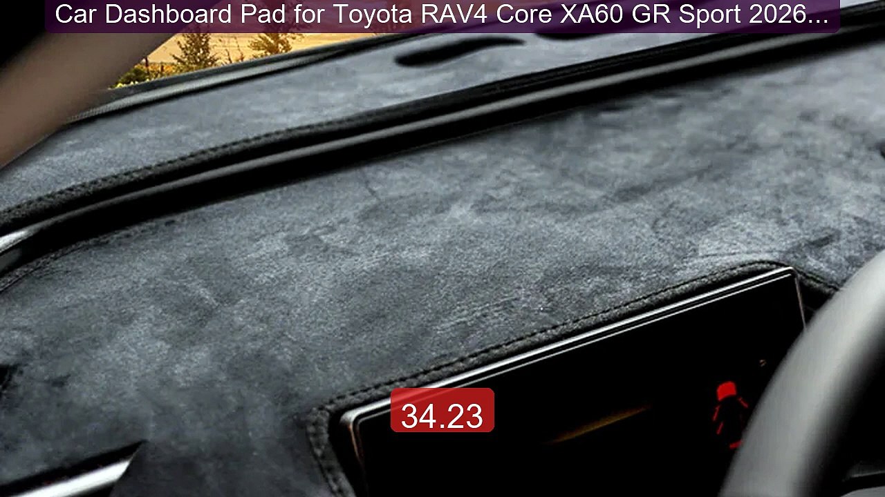 Car Dashboard Pad for Toyota RAV4 Core XA60 GR Sport 2026~2... -- Top Pick 2026 | Unbeatable Price!