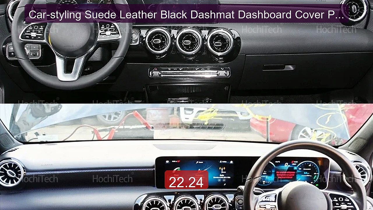 Car-styling Suede Leather Black Dashmat Dashboard Cover Pad Da... -- Hot Deal 2026 | Limited Offer!