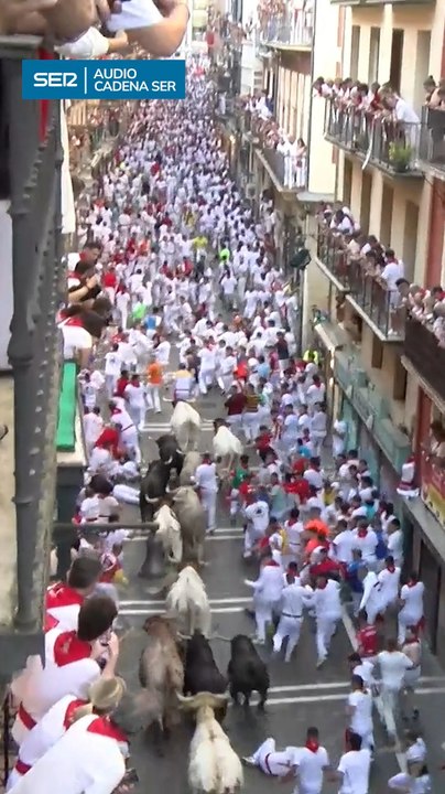 Así ha sido el primer encierro de San Fermín 2026