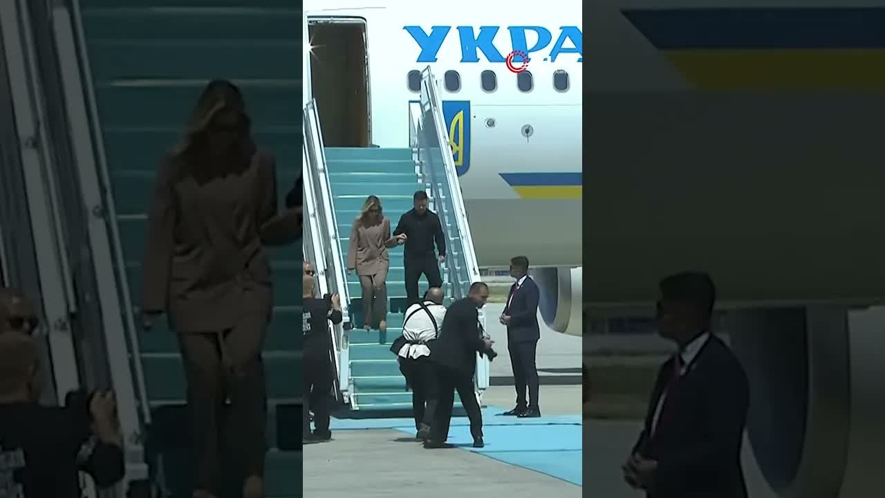 Ukrayna Devlet Başkanı Zelenski NATO Zirvesi için Ankara'da