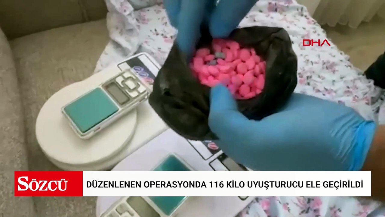 İstanbul’da düzenlenen operasyonda 116 kilo uyuşturucu ele geçirildi