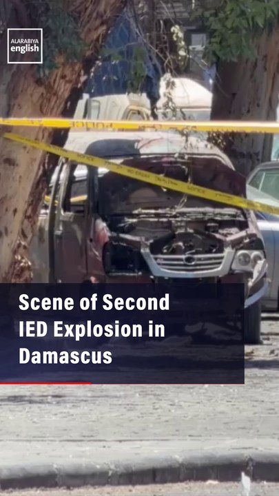 Scene of Second IED Explosion in Damascus