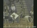 Bad Pass Knocks Out Cheerleader