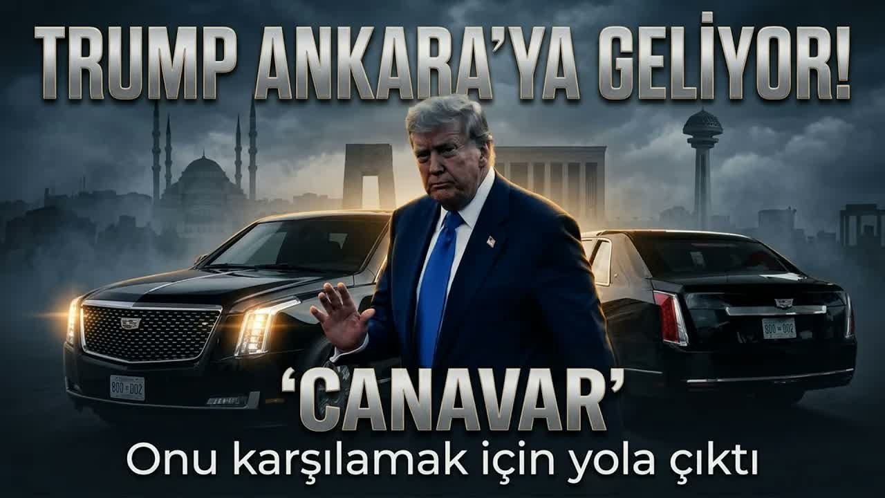 ABD Başkanının Zırhlı Aracı 'Canavar' Havalimanına Hareket Etti