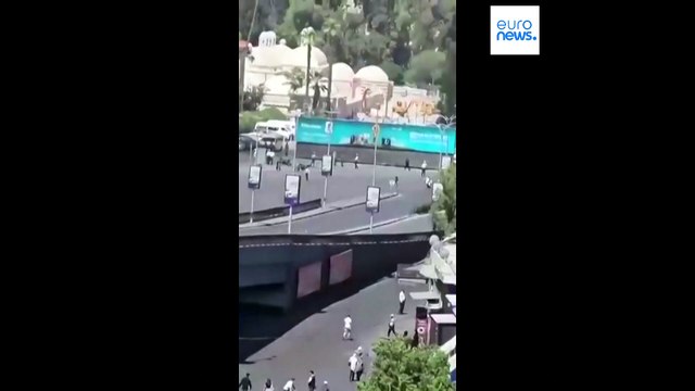 At least 18 wounded in Damascus blasts during Macron visit, Syrian officials say