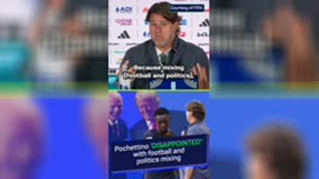 Pochettino 'DISAPPOINTED' with football and politics mixing