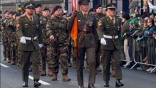 St. Patrick’s Day Marchers Bring A Patchwork Of Costumes To The Street