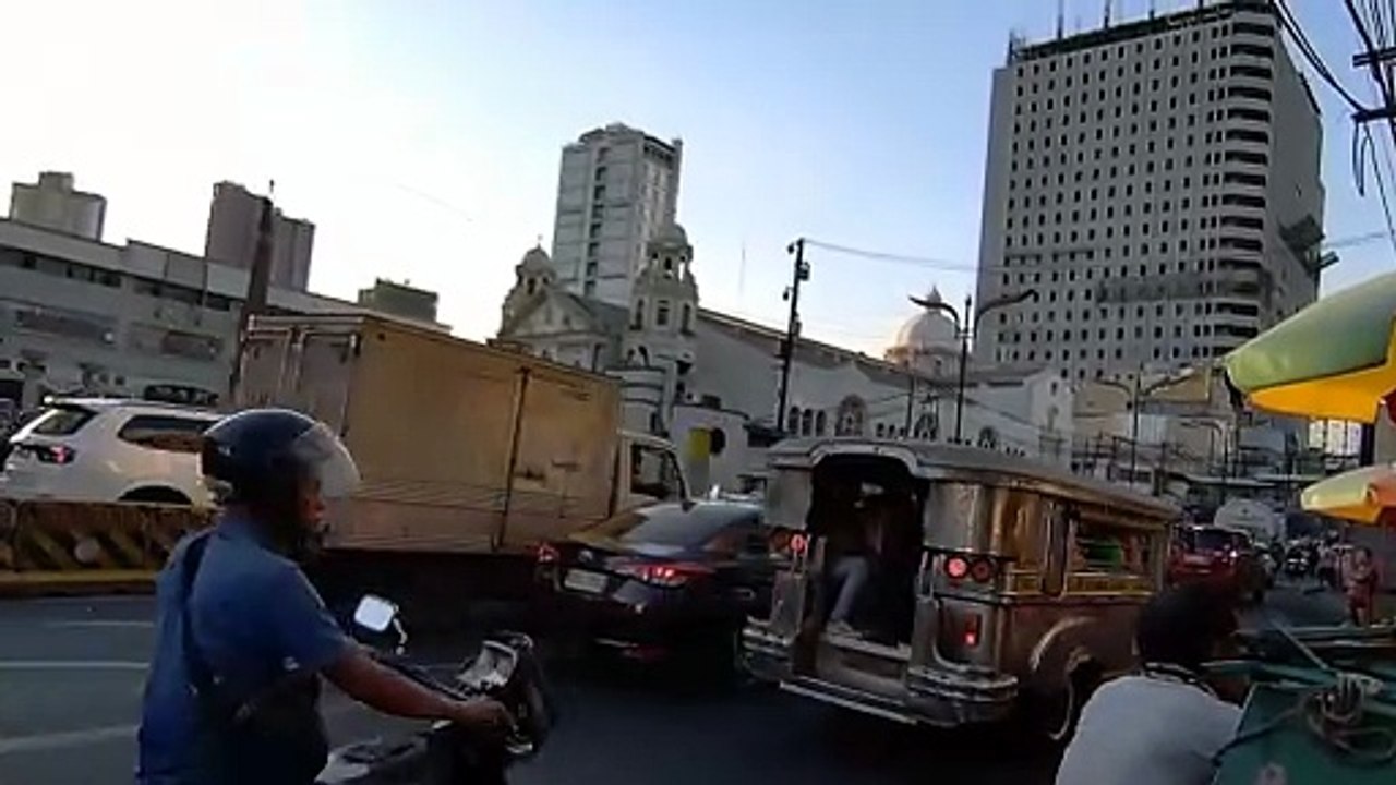 Quiapo Church, Mendiola on Hildalgo Street in Manila City in the Philippines