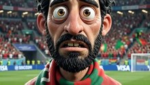 Goober Couldn't Hold Back His Tears... 💔🇵🇹 #cristianoronaldo #ronaldo