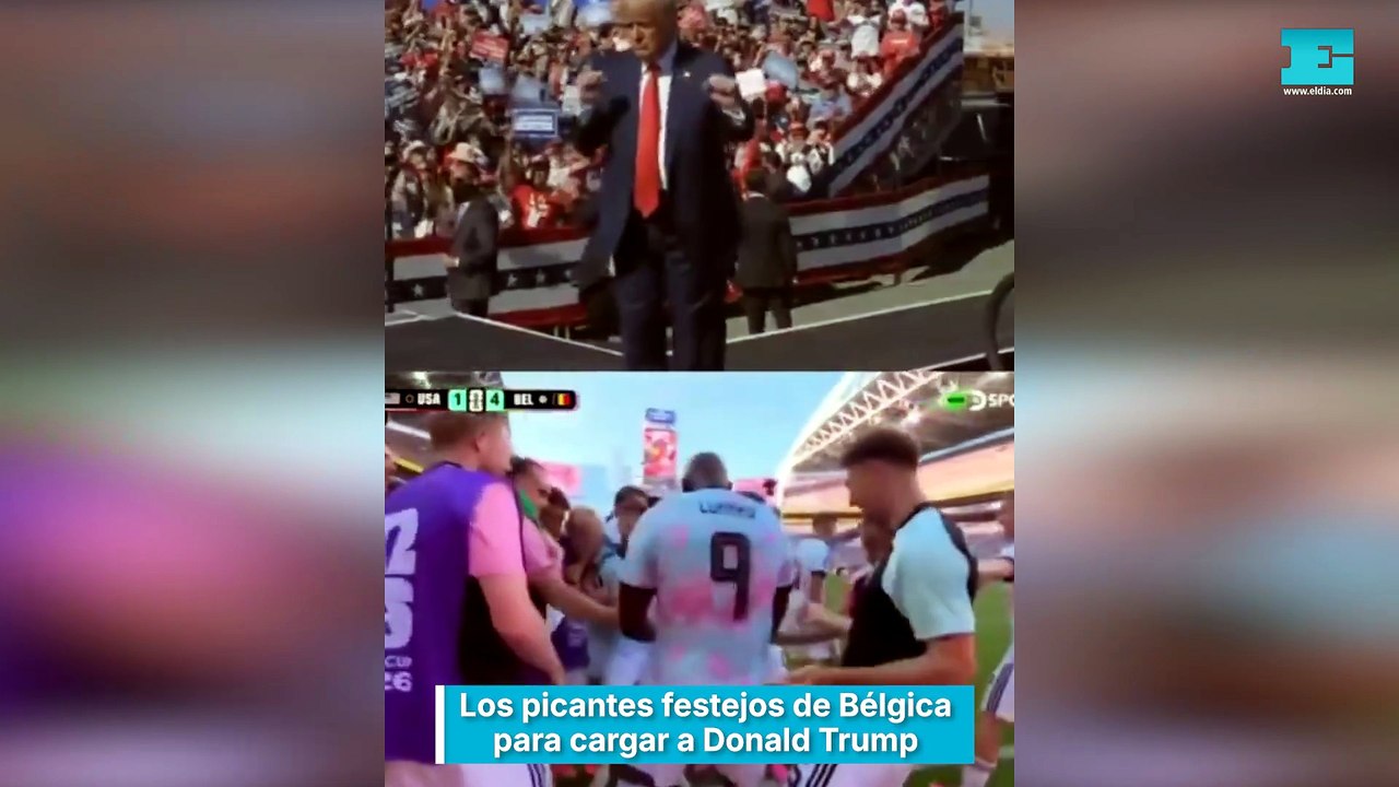 Los picantes festejos de Bélgica para cargar a Donald Trump