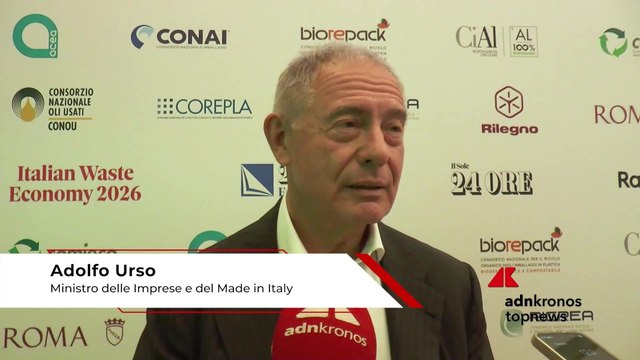 Sostenibilit?: Urso (Mimit), ?Italia prima in Europa per riciclo materie prime, ma possiamo fare di pi??