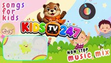 🎶🥳  1 hour - KIDS MUSIC MIX - Fun Songs For Kids - KidsTV24/7