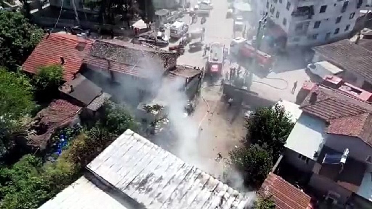 İnegöl'de yangın alarmı! Ekipler seferber oldu