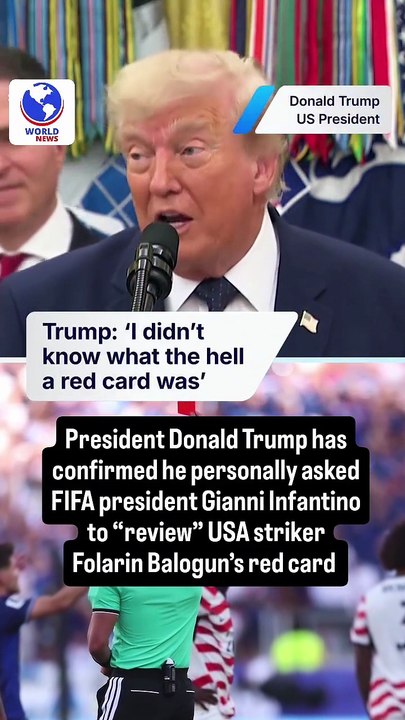 Donald Trump has confirmed he personally asked FIFA president