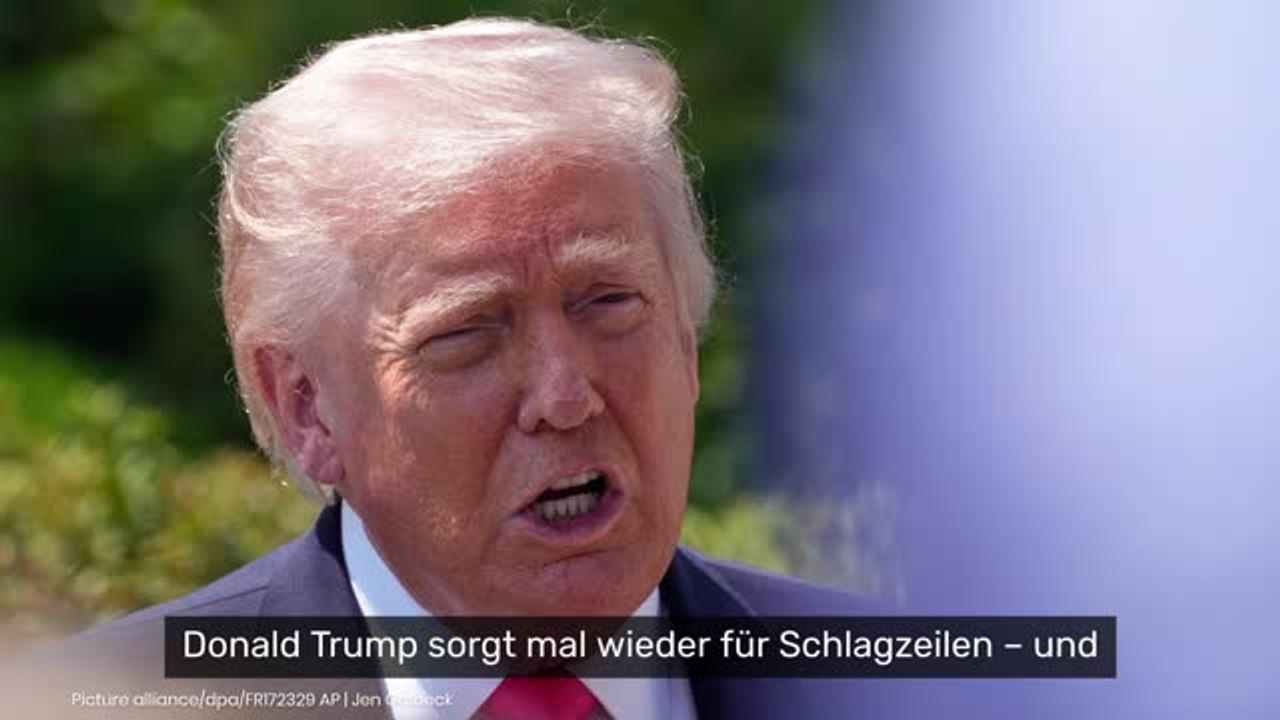 Donald Trump: Kurz vor dem Abflug - Trump blamiert sich mit peinlichem Video