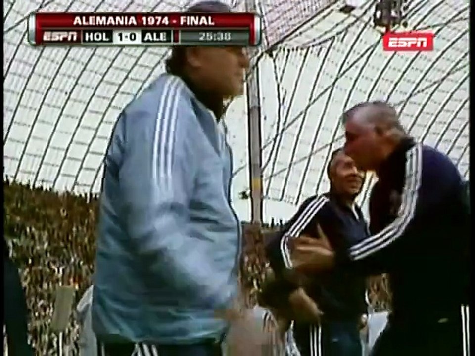 Goles final Mundial 1974 Alemania Federal Holanda (relato Fernando Palomo)
