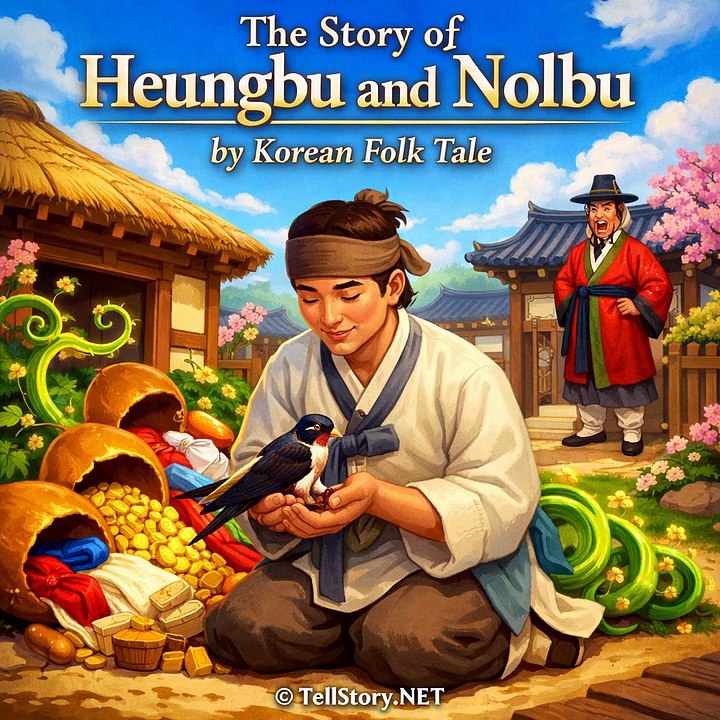 The Story of Heungbu and Nolbu by Korea Fairy Tales