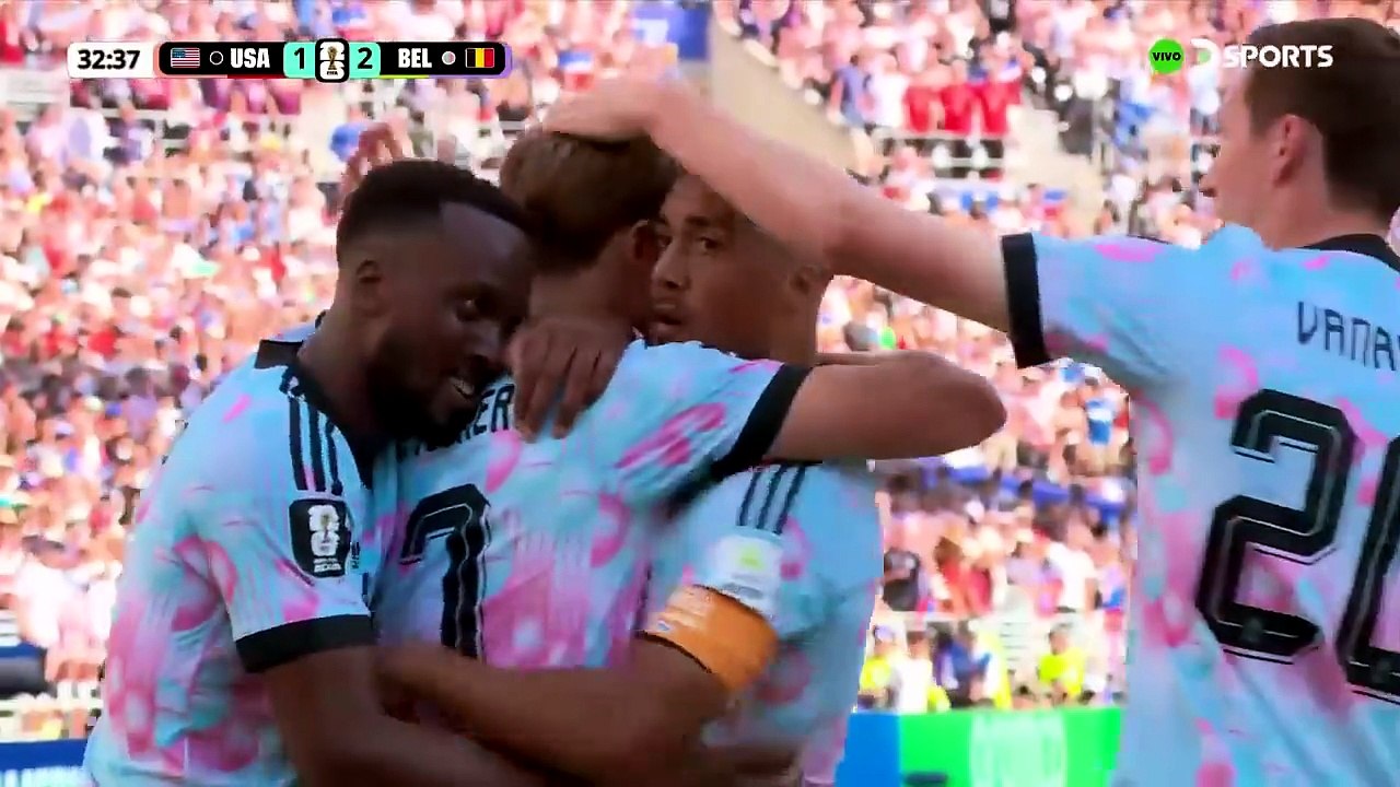 Estados Unidos 1–4 Bélgica | Resumen | Mundial 2026