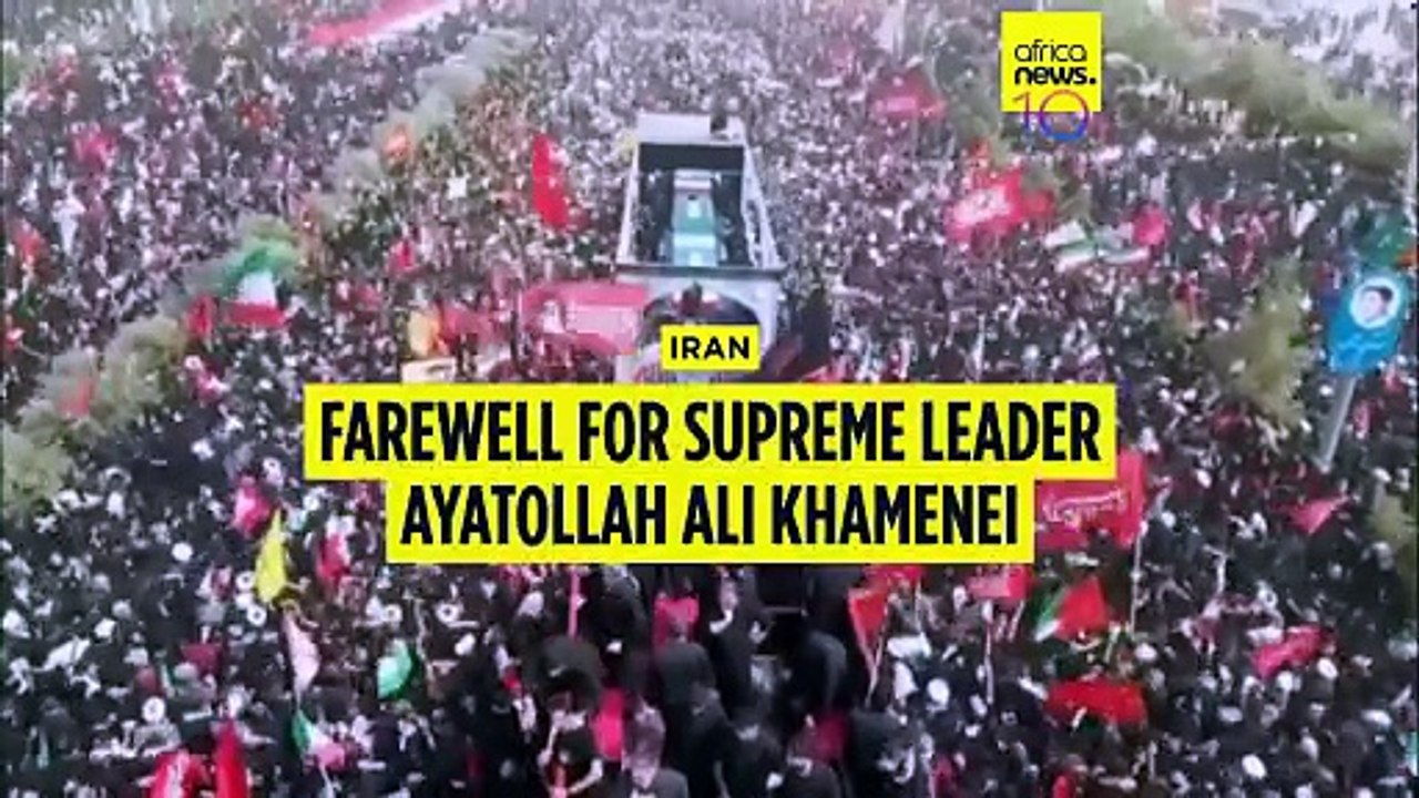 Millions mourn Iran's Supreme Leader Ayatollah Ali Khamenei
