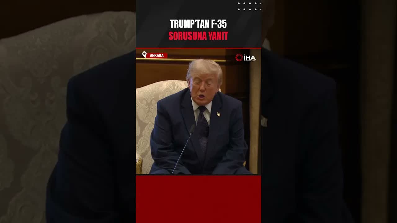 Trump'tan F-35 sorusuna yanıt