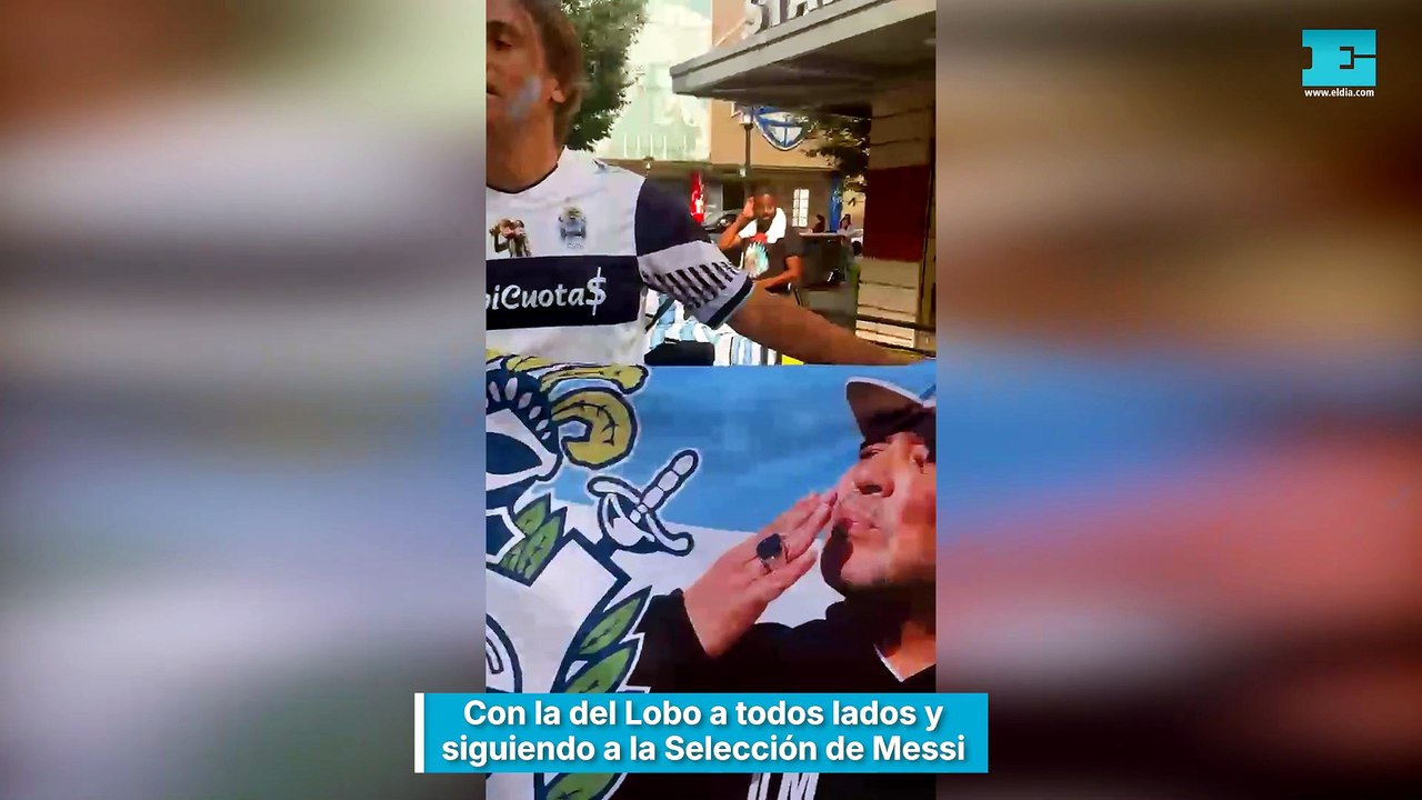 Con la del Lobo a todos lados y siguiendo a la Selección de Messi