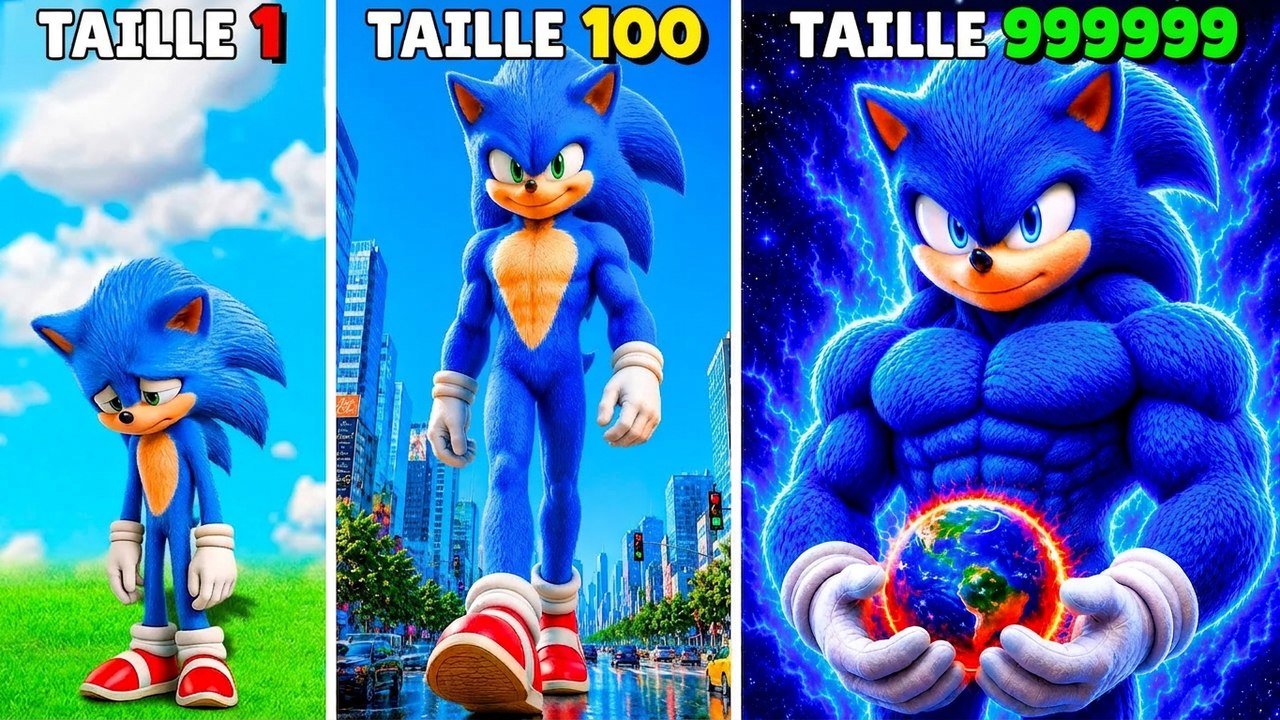 On rend SONIC géant dans GTA 5 avec le mod Shin Sonic !