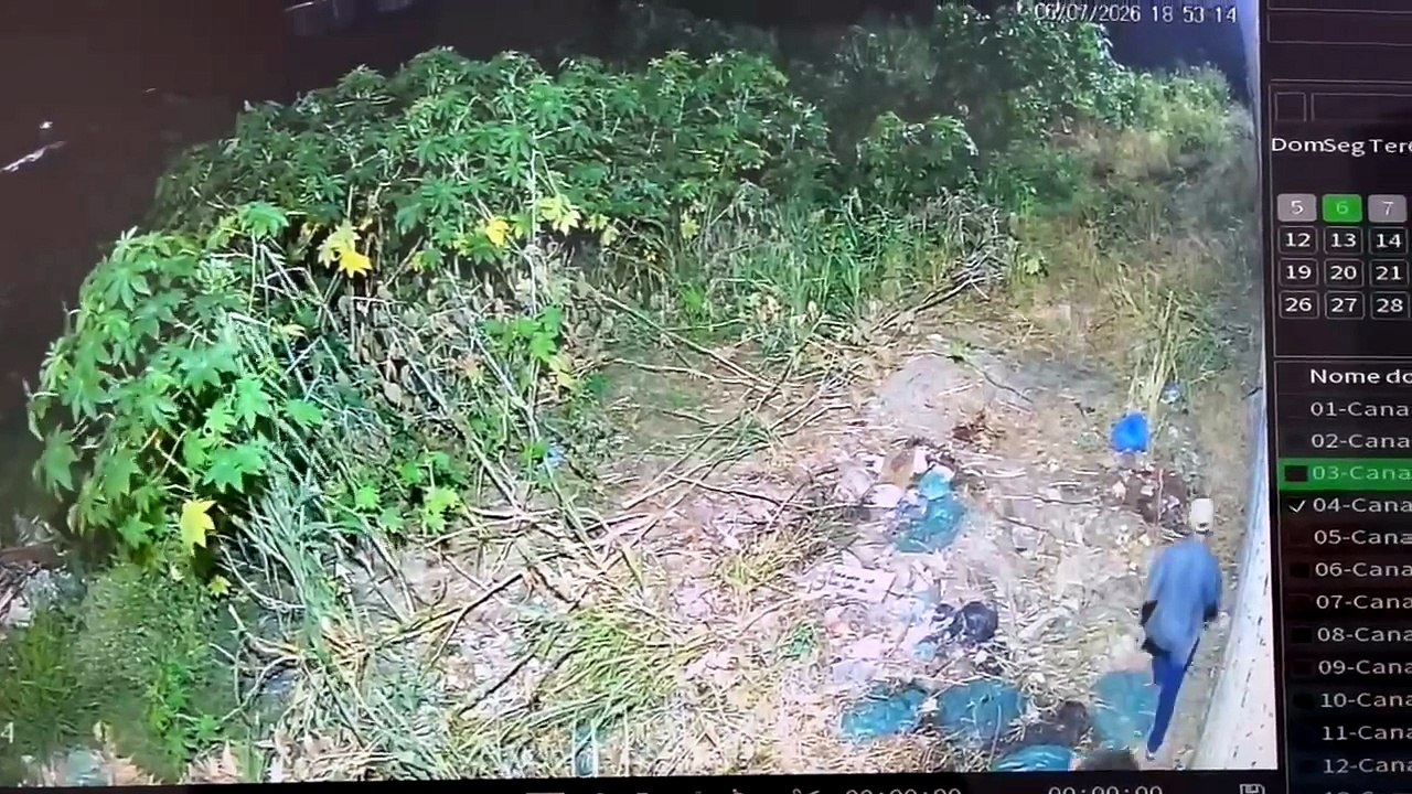 Vídeo mostra tio-avô de menino de 6 anos entrando com ele em terreno antes de morte