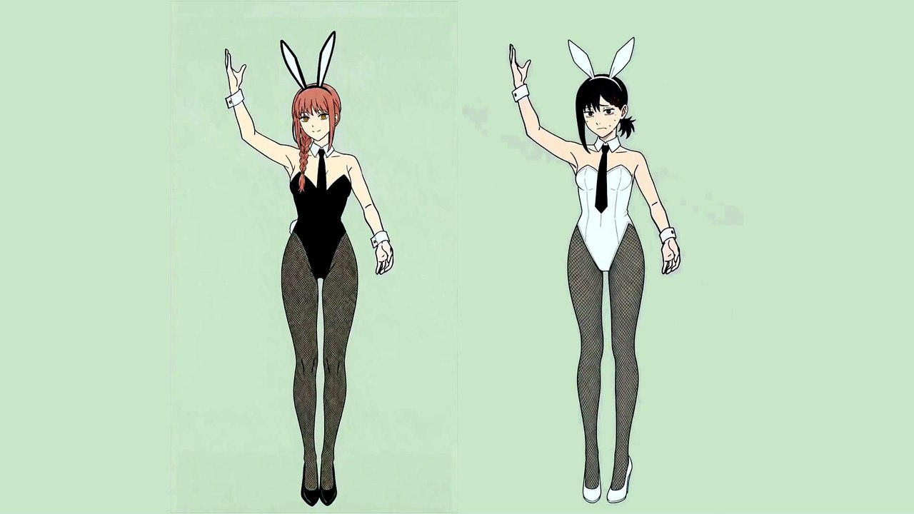 マキマとコベニのバニーガール　レゼダンス