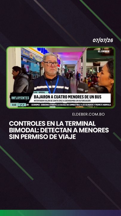 Controles en la Terminal Bimodal: detectan a menores sin permiso de viaje