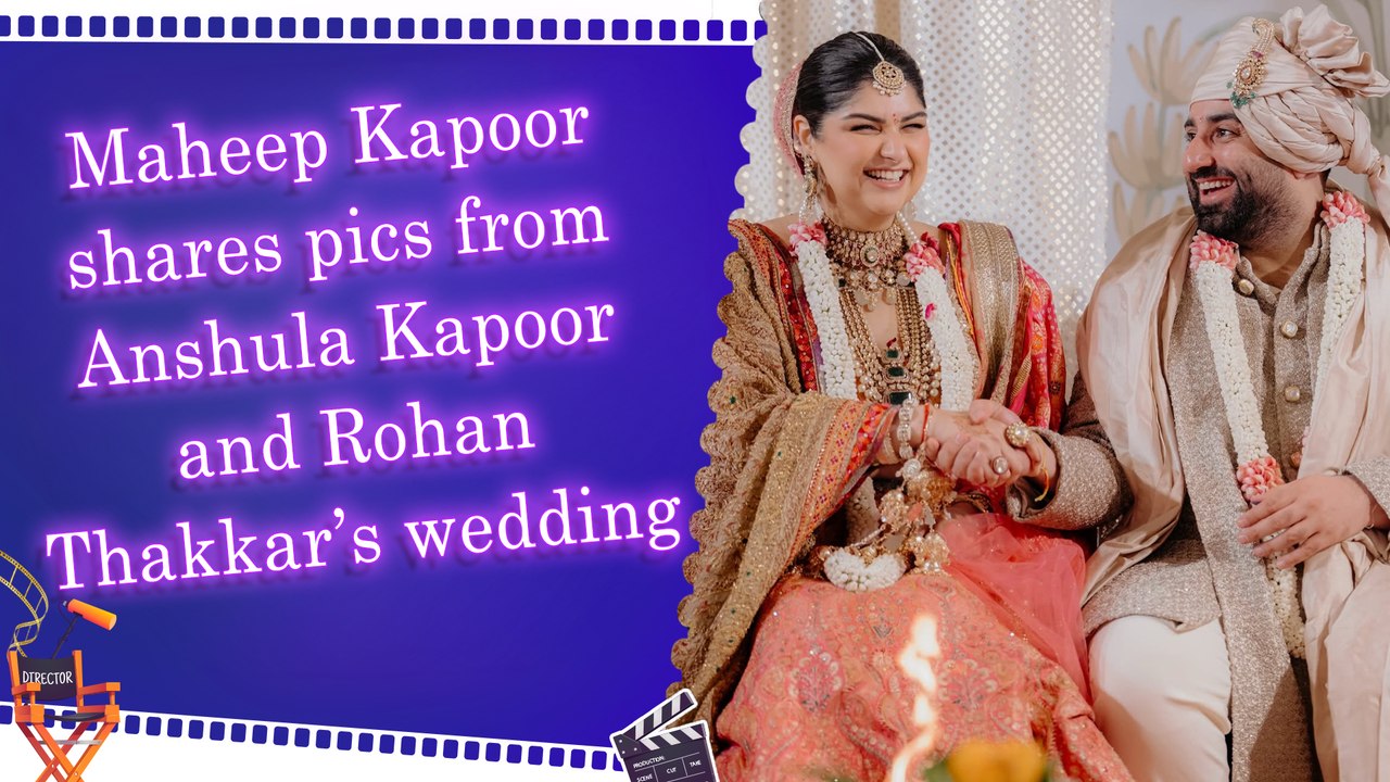 Maheep Kapoor shares pics from Anshula Kapoor and Rohan Thakkar’s wedding