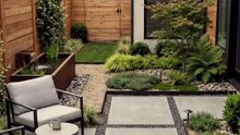 Modern Minimalist Backyard Transformation: From Overgrown Weeds to Zen Garden Oasis