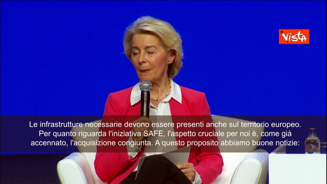 Von der Leyen a vertice Nato: 100 miliardi per la difesa europea con accordi Safe in 10 Paesi