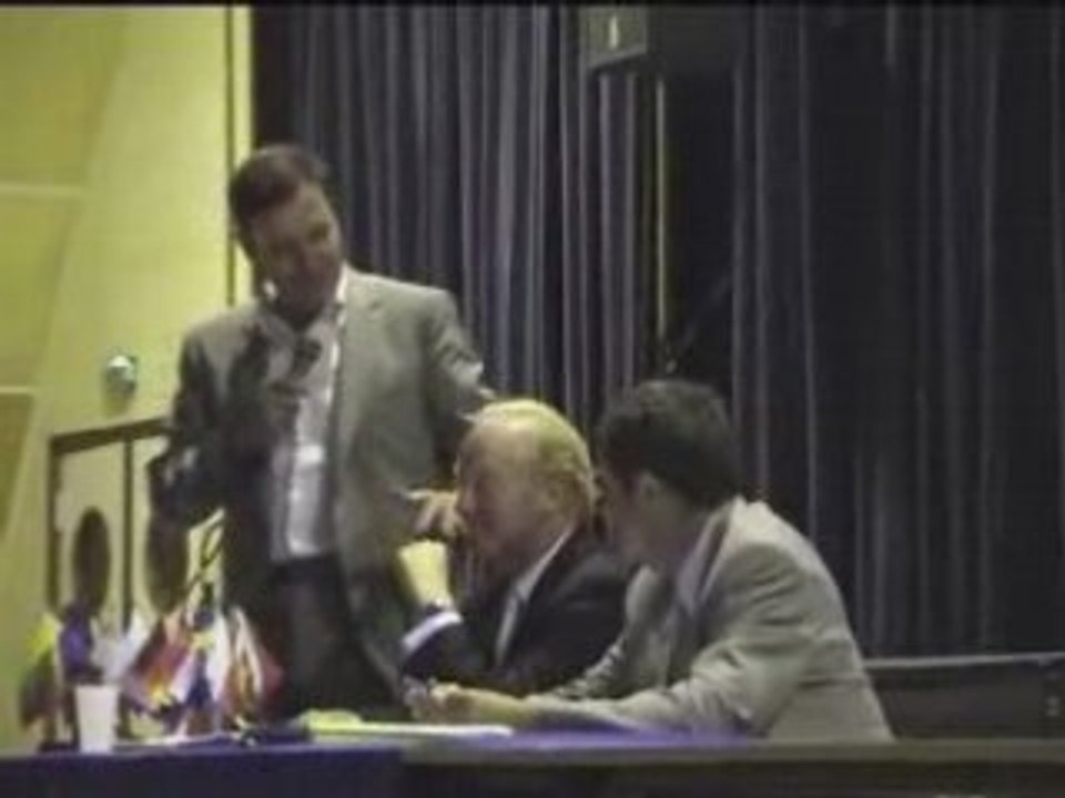 Hervé Prononce et J. P. Audy accueillent Brice Hortefeux