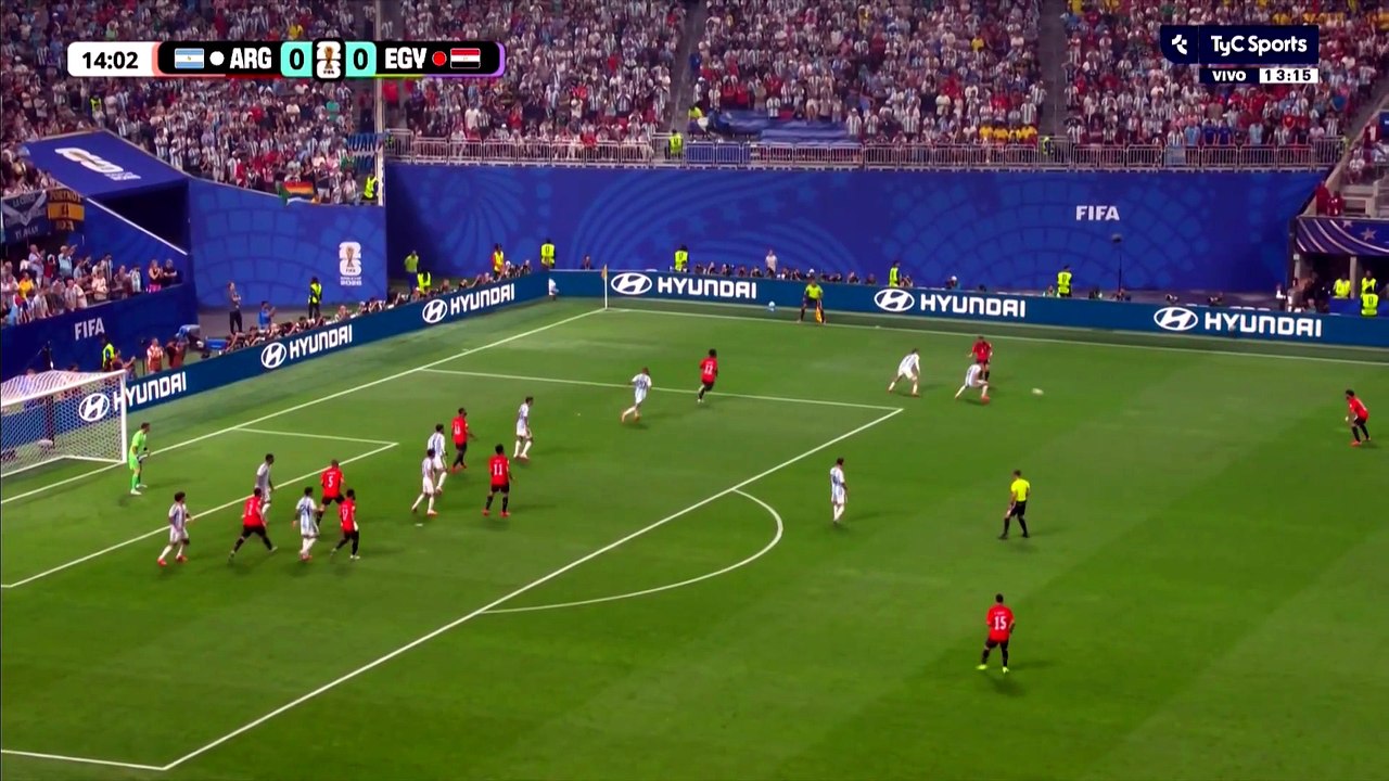 Argentina 0 - 1 Egipto | Gol de Ibrahim