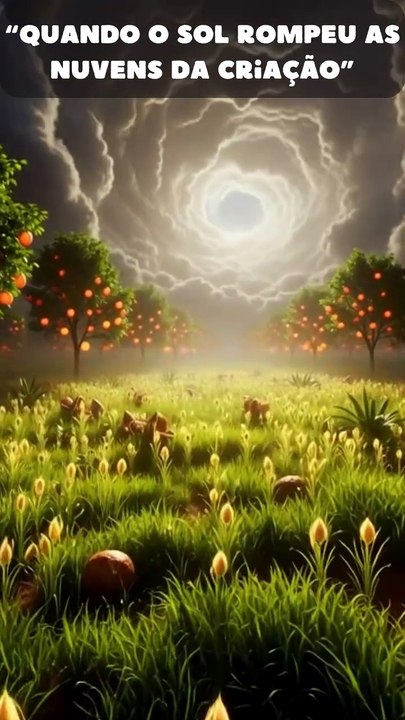 “Quando o Sol Rompeu as Nuvens da Criação” Gênesis 1:11-19 #Gênesis.