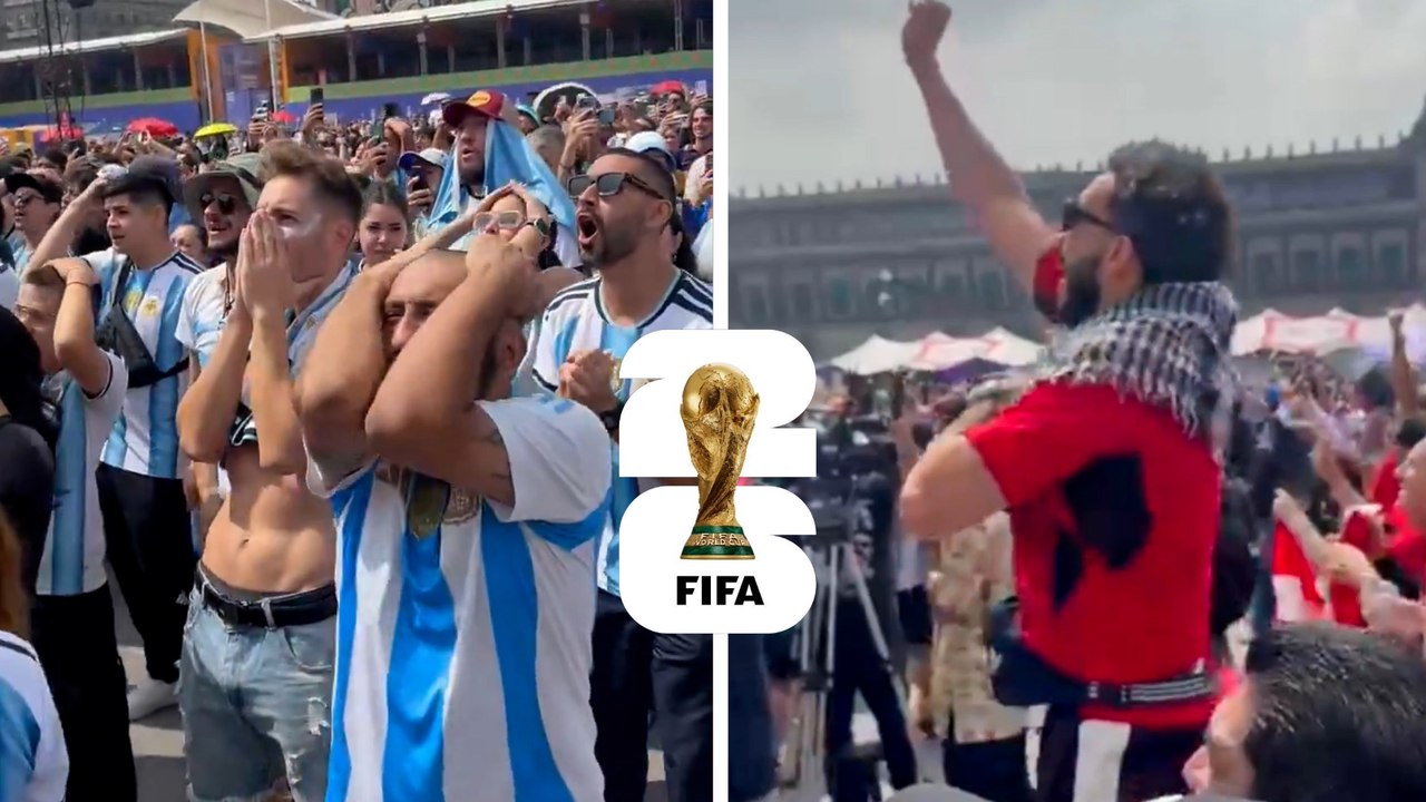 Fan Fest CDMX: Mexicanos celebran el penal fallado por Messi y argentinos sufren en el Zócalo