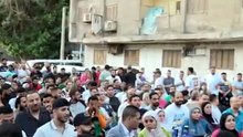 فرحة الجماهير على قهاوي ميت عقبة بعد نهاية الشوط الأول