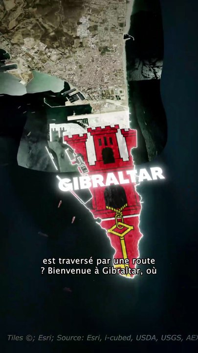 L'aéroport le plus fou du monde est à Gibraltar! ✈️🚗 #géographie