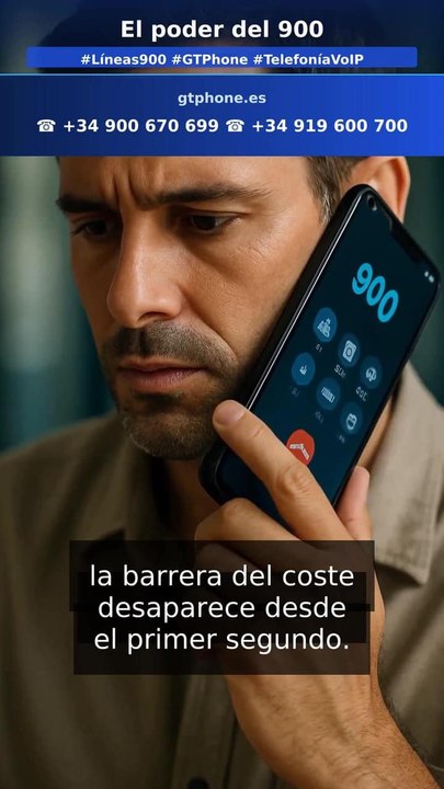 Llamadas a número 900: impacto en la atención al cliente (en 1 minuto)