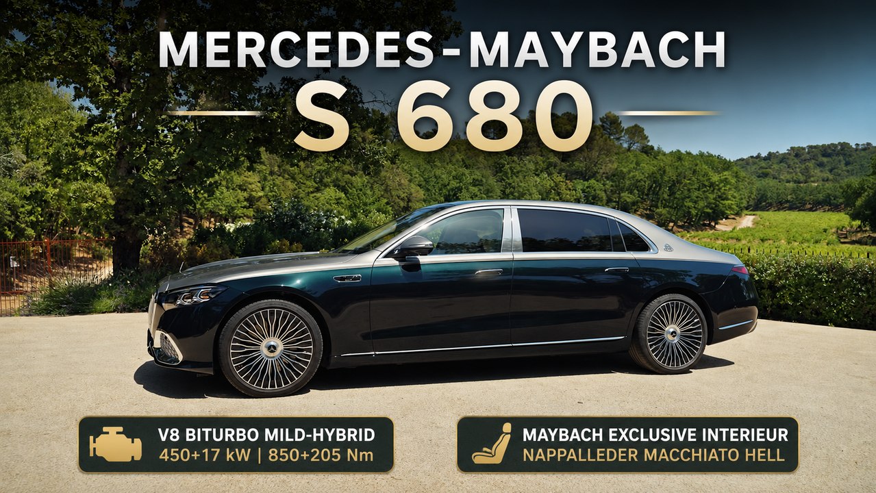 Mercedes-Maybach S 680: Manufaktur-Lackierung & Luxus pur