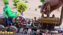 Amazing Mini Steam Engine Train Project | Real Working Steam Locomotive Model