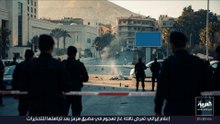 "ماكرون لم يسمع شيئا".. انفجار بعد دقائق من مرور موكب الرئيس الفرنسي في دمشق