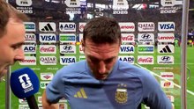 Lionel Scaloni: "Qué grupo de jugadores, hermano"