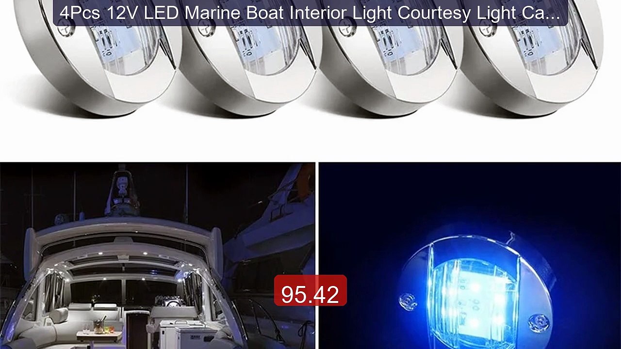 4Pcs 12V LED Marine Boat Interior Light Courtesy Light Cabin D... -- Hot Deal 2026 | Limited Offer!