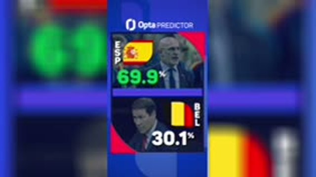 Spain v Belgium - Opta Predictor