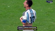 Messi explotando en llanto post victoria de Argentina