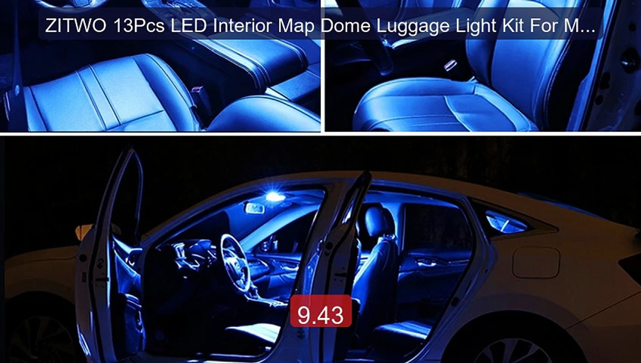 ZITWO 13Pcs LED Interior Map Dome Luggage Light Kit For Merced... -- Hot Deal 2026 | Limited Offer!