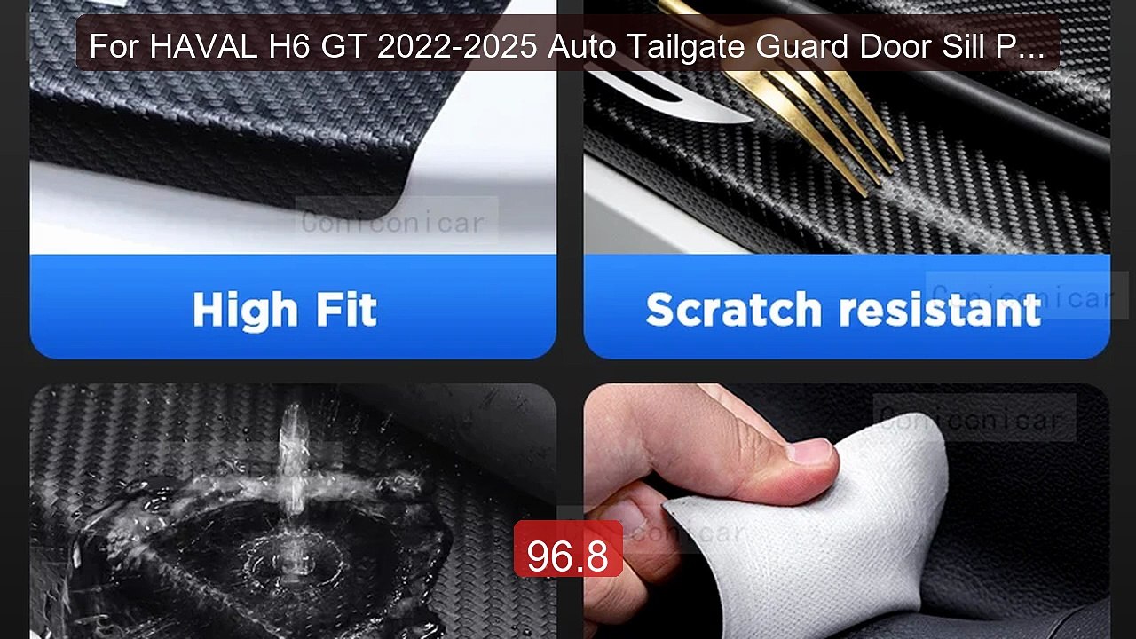For HAVAL H6 GT 2022-2025 Auto Tailgate Guard Door Sill Pedal Carb... -- Best Deal 2026 | Shop Now!