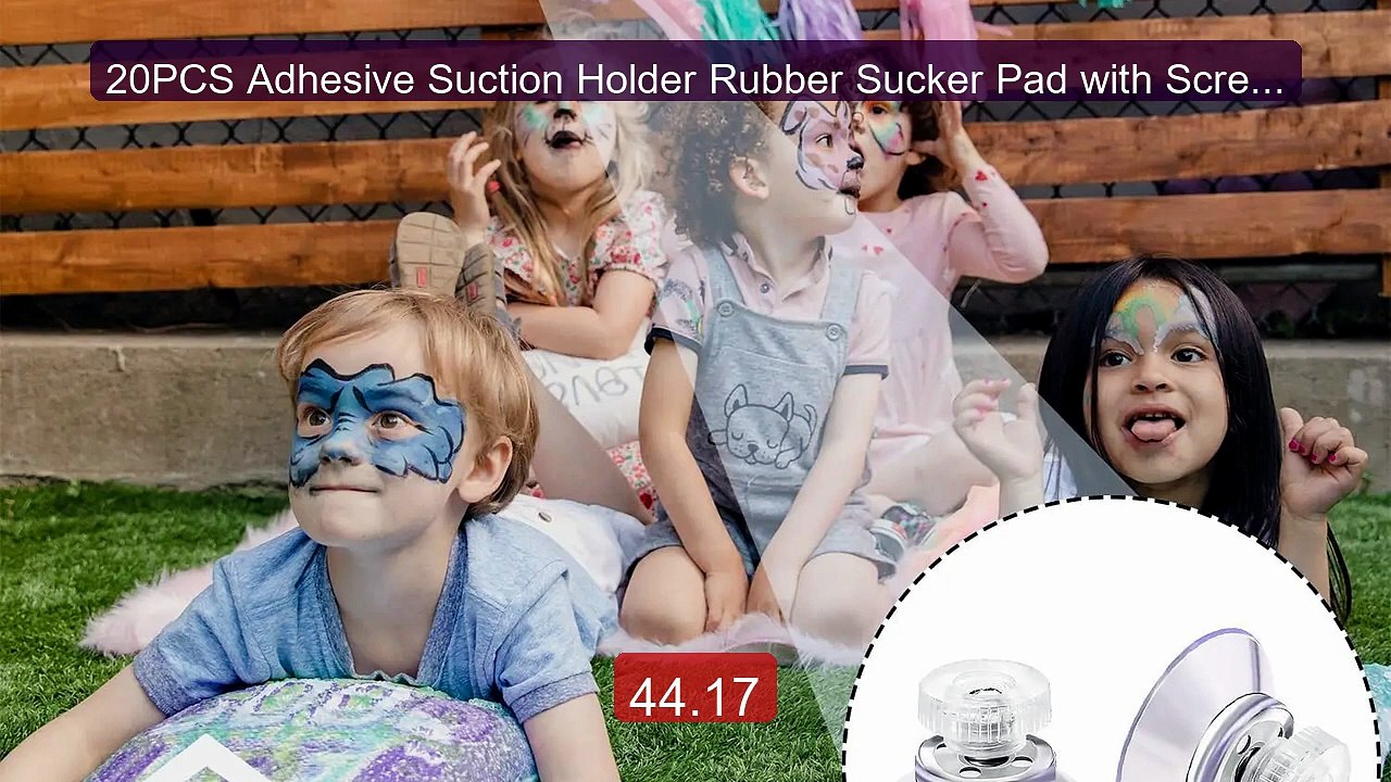 20PCS Adhesive Suction Holder Rubber Sucker Pad with Screw 25... -- Amazing Value 2026 | Must Have!